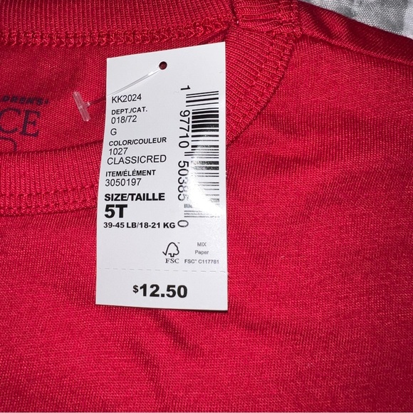 The Children’s Place Toddler Boys Size 5T New NWT Christmas Shirt Truck Bear TCP - Picture 3 of 3